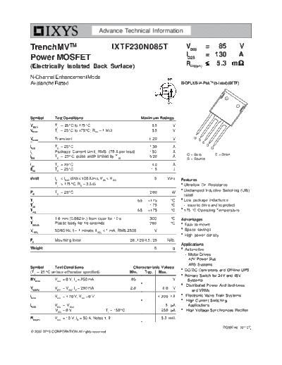 ixtf230n085t
