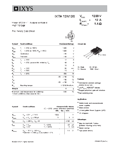 ixth12n120