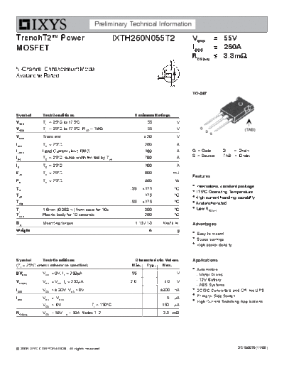 ixth260n055t2