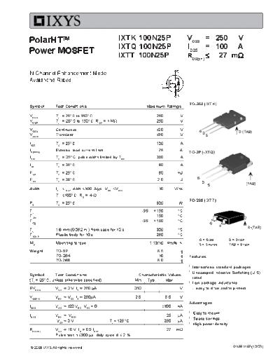 ixtk100n25p_ixtt100n25p_ixtq100n25p