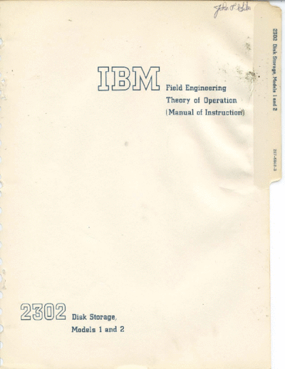 227-5863-3-partial_FE_Theory_of_Operation_2302_Disk_Storage_Models_1_and_2