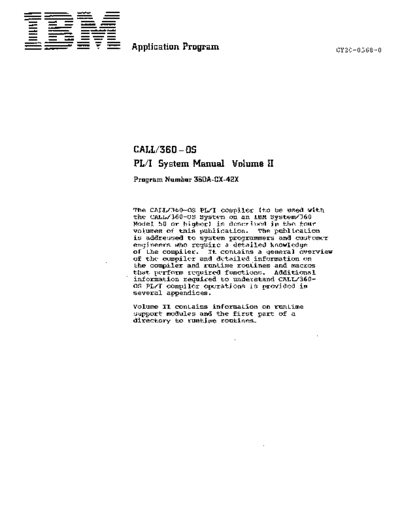 GY20-0568-0_CALL_360_PL1_System_Manual_Vol_2_Aug70