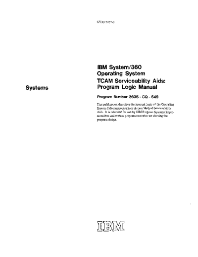 GY30-2027-0_TCAM_Serviceability_Aids_Program_Logic_Rel_20_Mar71
