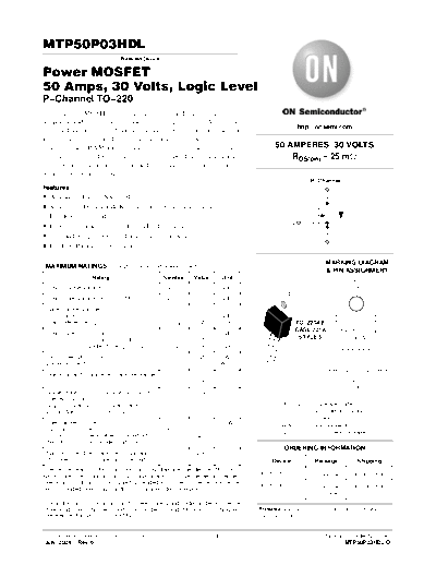 mtp50p03hdl-d