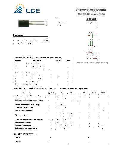 2sc2230-2sc2230a