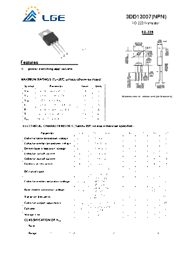 3dd13007
