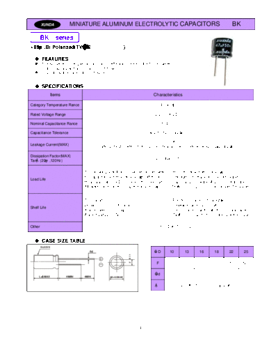 Xunda [bi-polar radial] BK Series