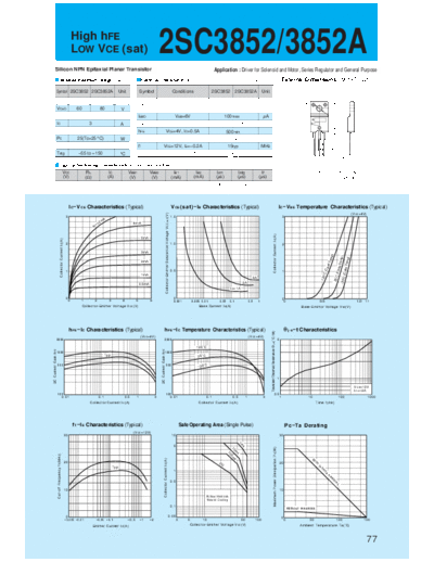 2sc3852 . Electronic Components Datasheets Active components ...