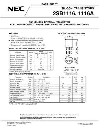 2sb1116_2sb1116a