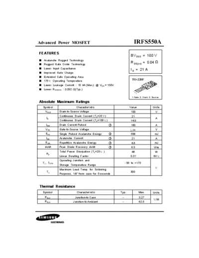 irfs550a