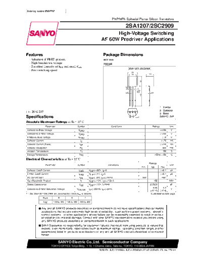 2sa1207_2sc2909