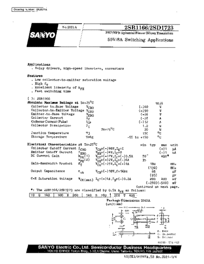 2sb1166