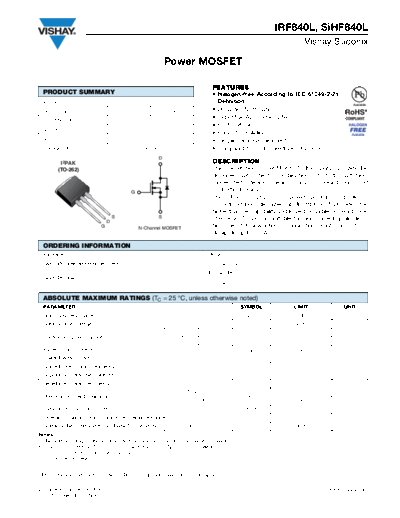 irf840l_sihf840l