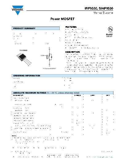irf9530_sihf9530