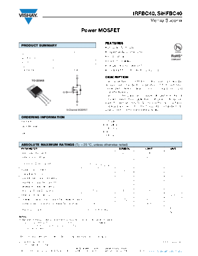 irfbc40_sihfbc40