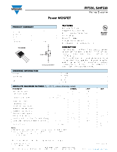 irf530_sihf530