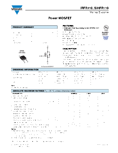 irfr110_sihfr110
