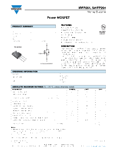 irfp264_sihfp264