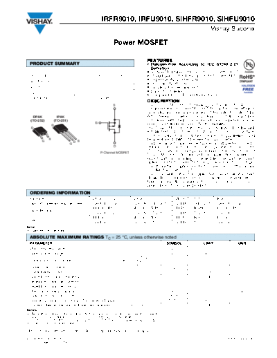 irfr9010_irfu9010_sihfr9010_sihfu9010