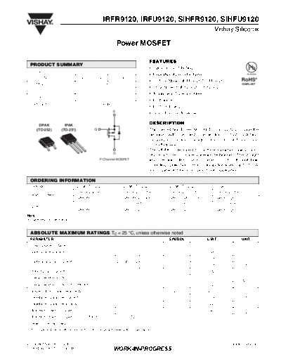 irfr9120_irfu9120_sihfr9120_sihfu9120
