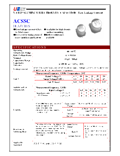 UB [smd] ACSSC Series