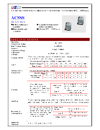 UB [smd] ACSSS Series