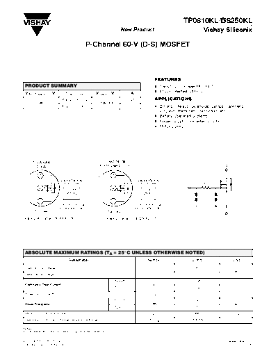 tp0610kl_bs250kl