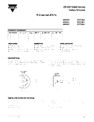 2n5460_sst5460_2n5461_sst5461_2n5462_sst5462