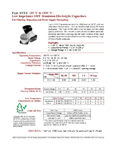 CDE [smd] AVEZ Series
