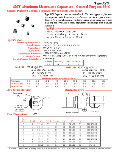 CDE [smd] AVS Series