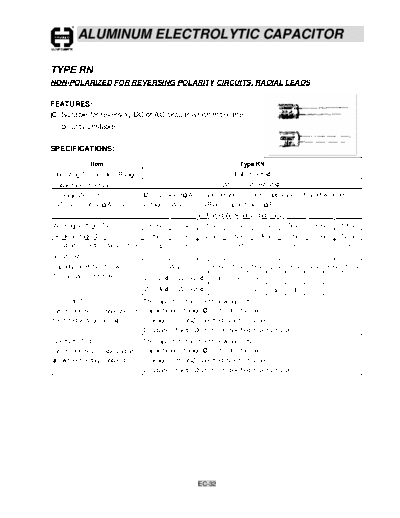 Cosonic [non-polar radial] RN Series