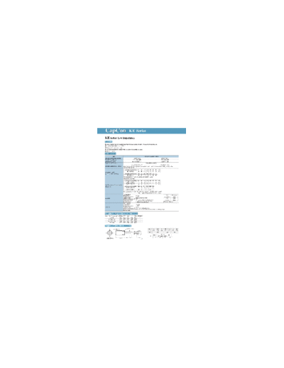 CapCon [radial thru-hole] KE Series
