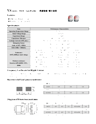 Acon [polymer smd] VS Series