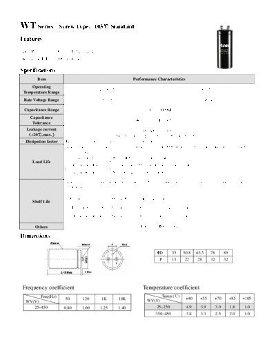 Acon [screw terminal] WT Series