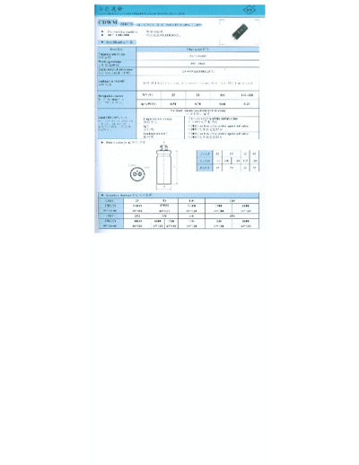 BH [radial lug] CDWM Series