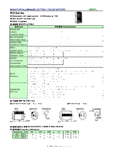 Beryl [snap-in] KQ Series