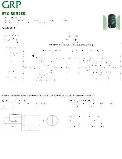 GRP [radial thru-hole] STC Series