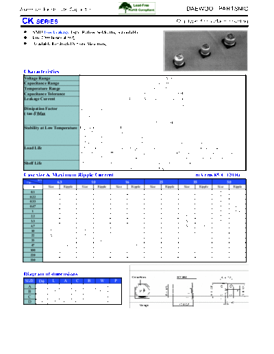 Daewoo-Partsnic [SMD] CK Series