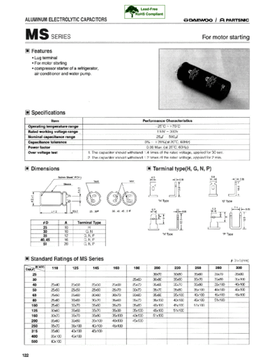 Daewoo-Partsnic [lug-terminals] MS  Series