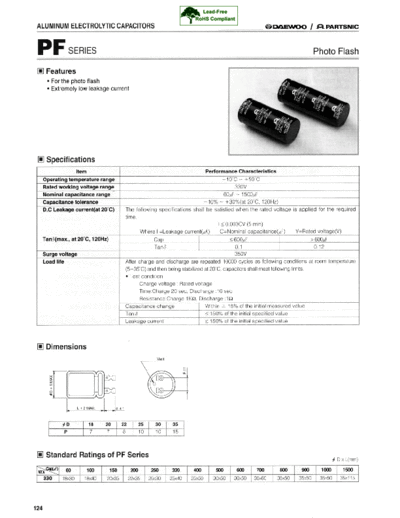 Daewoo-Partsnic [lug-terminals] PF  Series