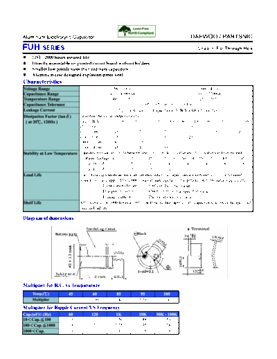 Daewoo-Partsnic [snap-in] FUH Series