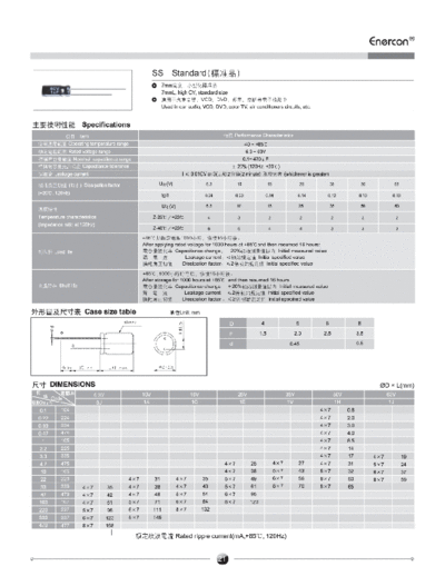 Enercon [radial thru-hole] SS Series