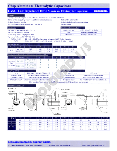 Elecsound [SMD] EAS6 Series
