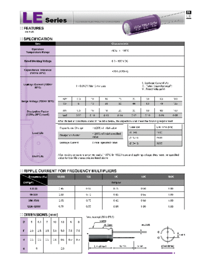 Evercon [radial thru-hole] LE Series