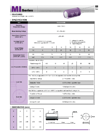 Evercon [radial thru-hole] MI Series