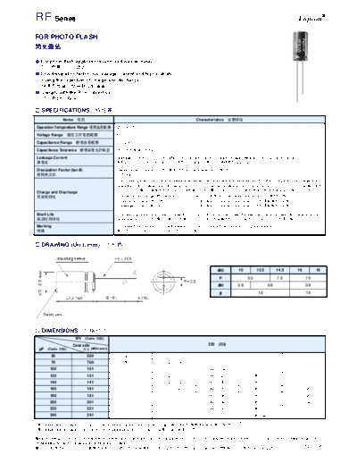 Fujicon [radial thru-hole] RF Series