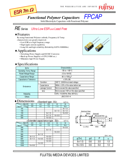 Fujitsu 2004 [polymer] RE Series Type 0U-SU