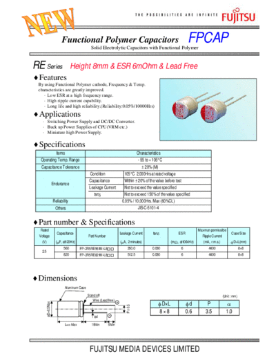Fujitsu 2004 [polymer] RE Series Type L8