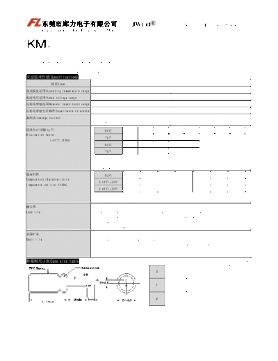 Fulik [radial thru-hole] KM Series