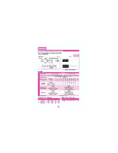 Koshin [radial thru-hole] KZM Series